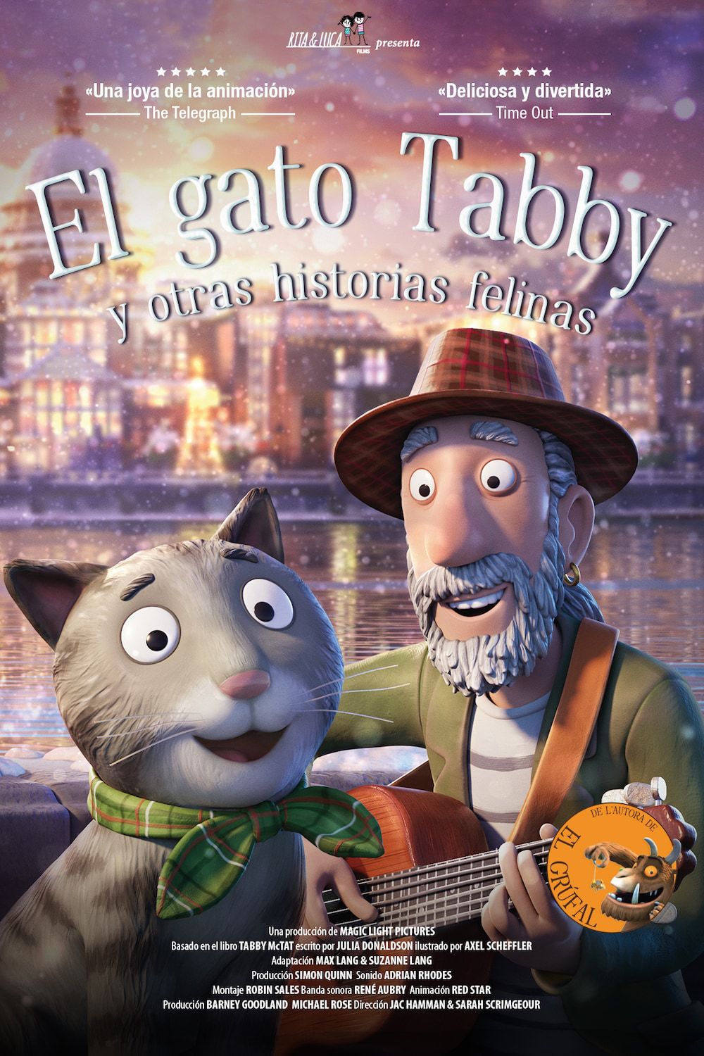 Cartel de El gato Tabby y otras historias felinas