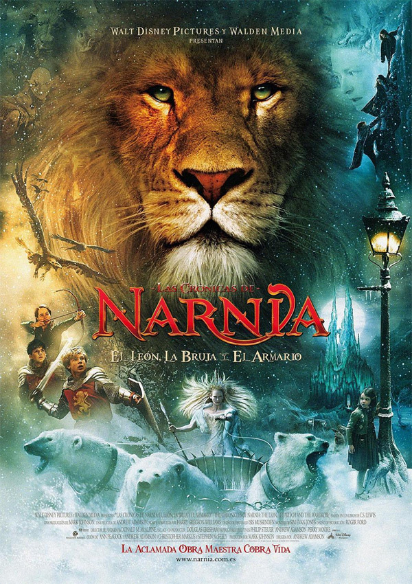 Cartel deLas crónicas de Narnia: El león, la bruja y el armario