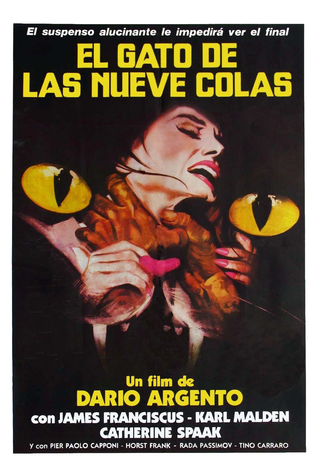 Cartel deEl gato de nueve colas