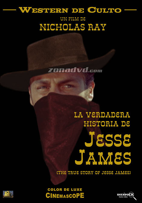 Cartel de La verdadera historia de Jesse James