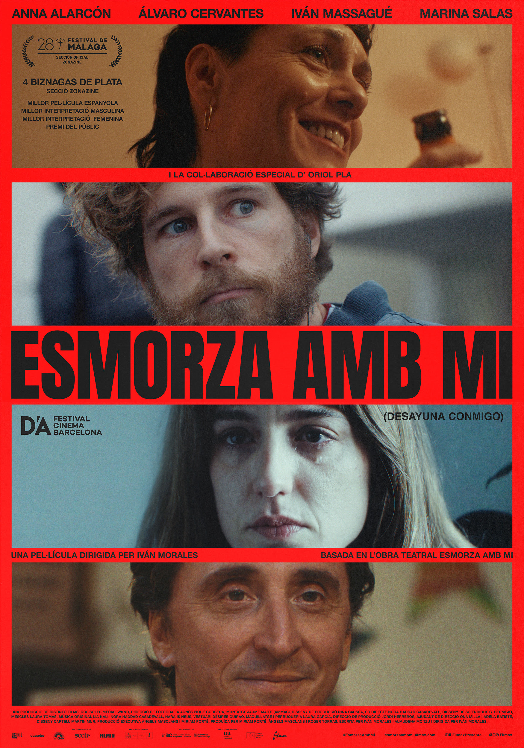 Cartel de Esmorza amb mi (Desayuna conmigo)