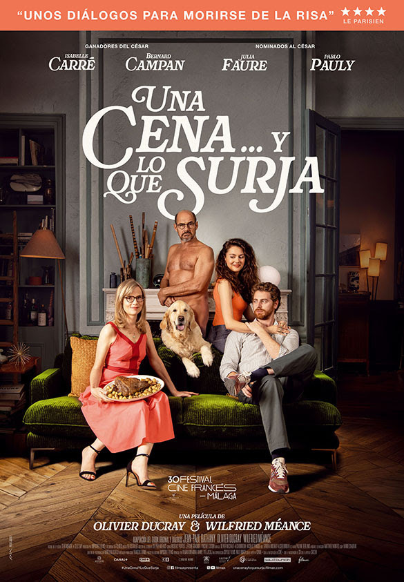 Cartel de Una cena… y lo que surja