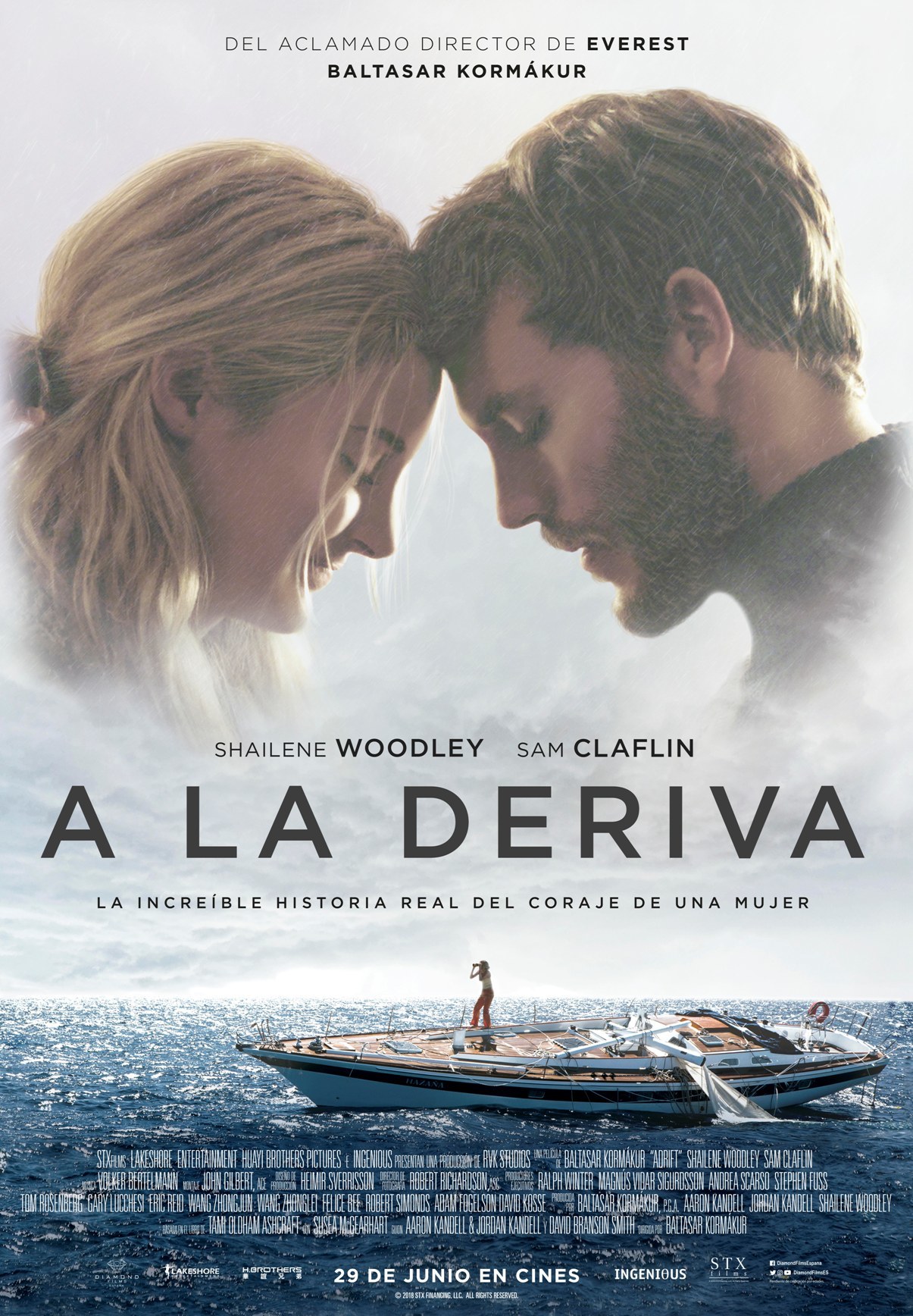 Cartel de A la deriva (2018)
