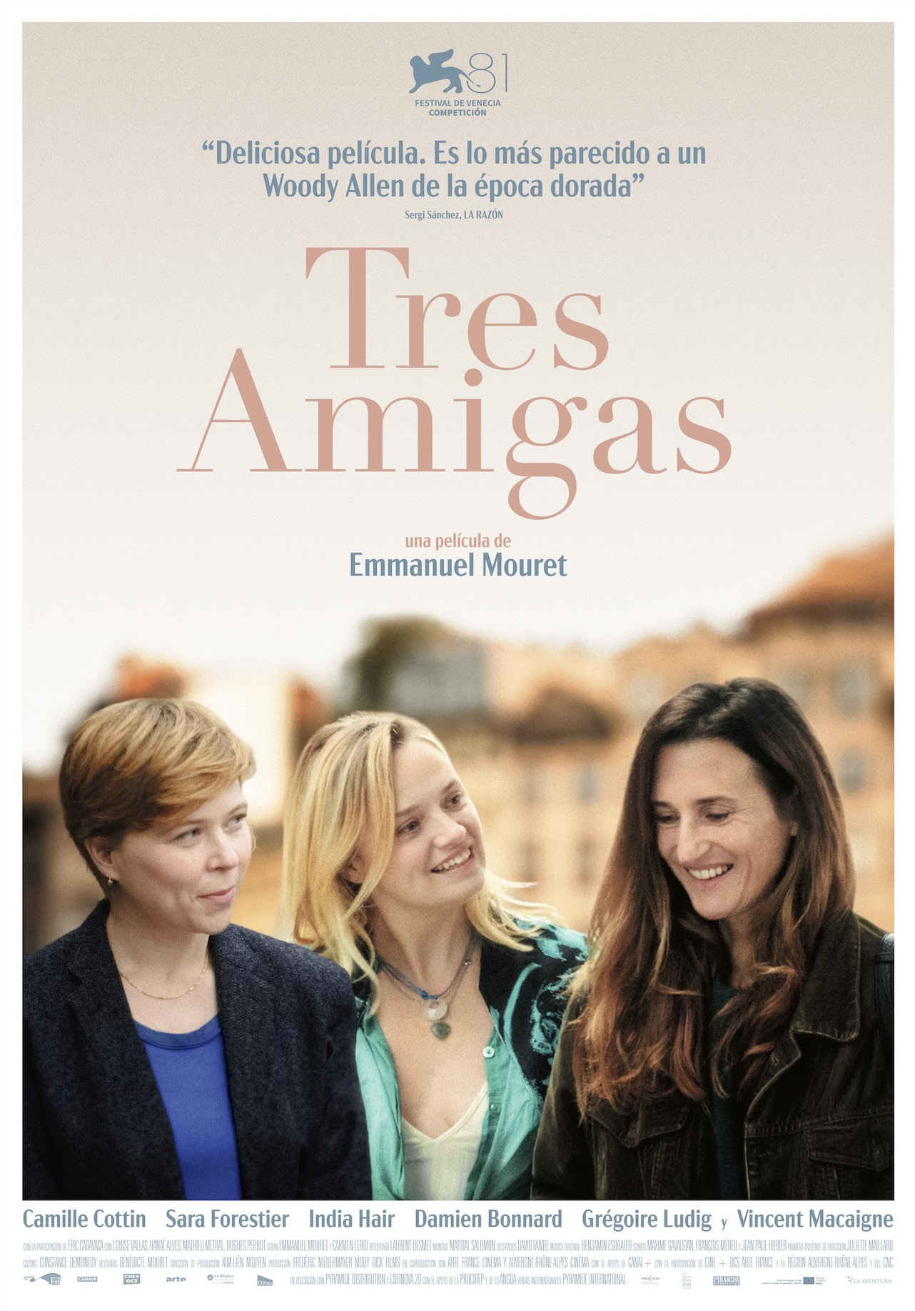 Cartel de Tres amigas