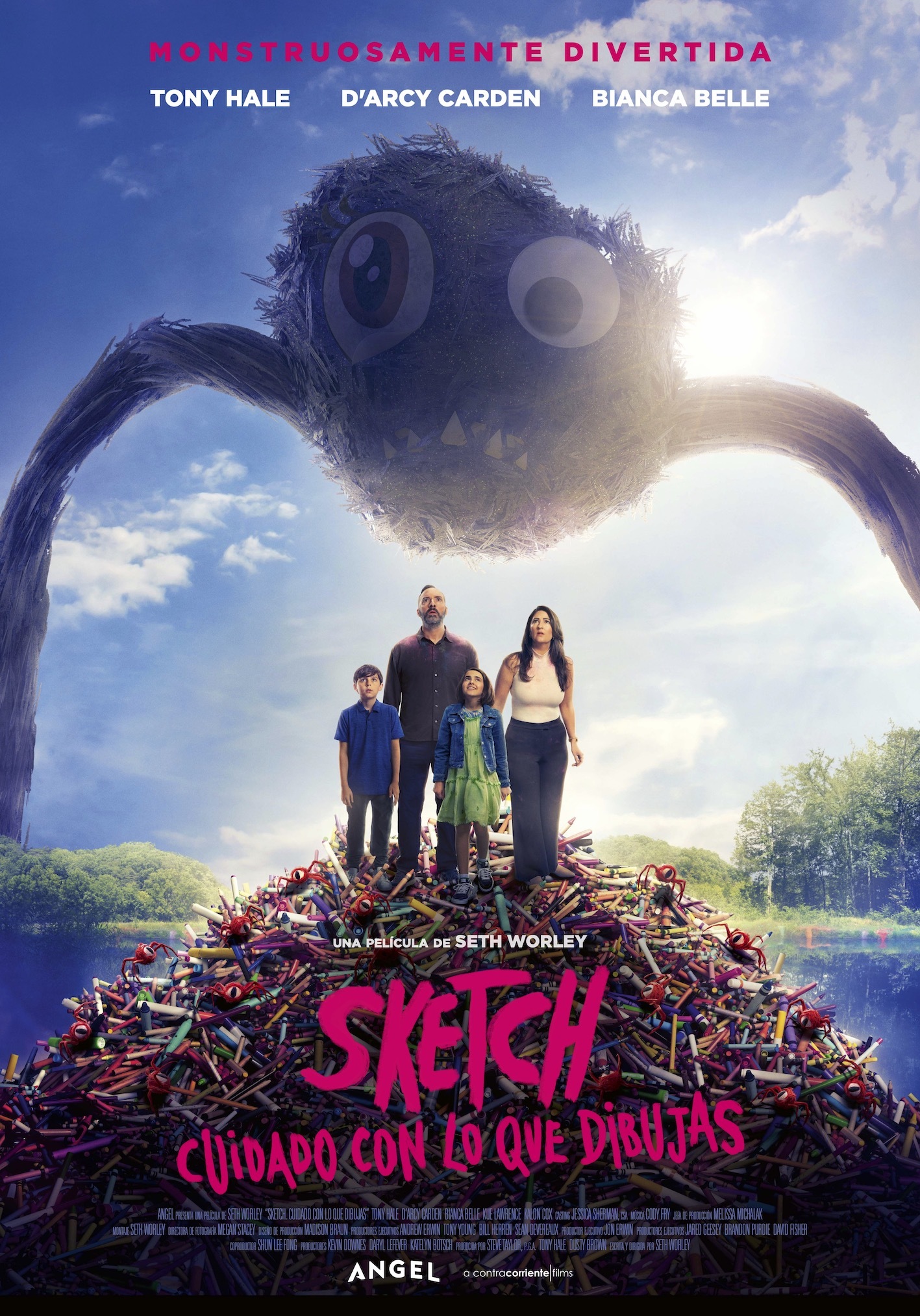 Cartel de Sketch. Cuidado con lo que dibujas