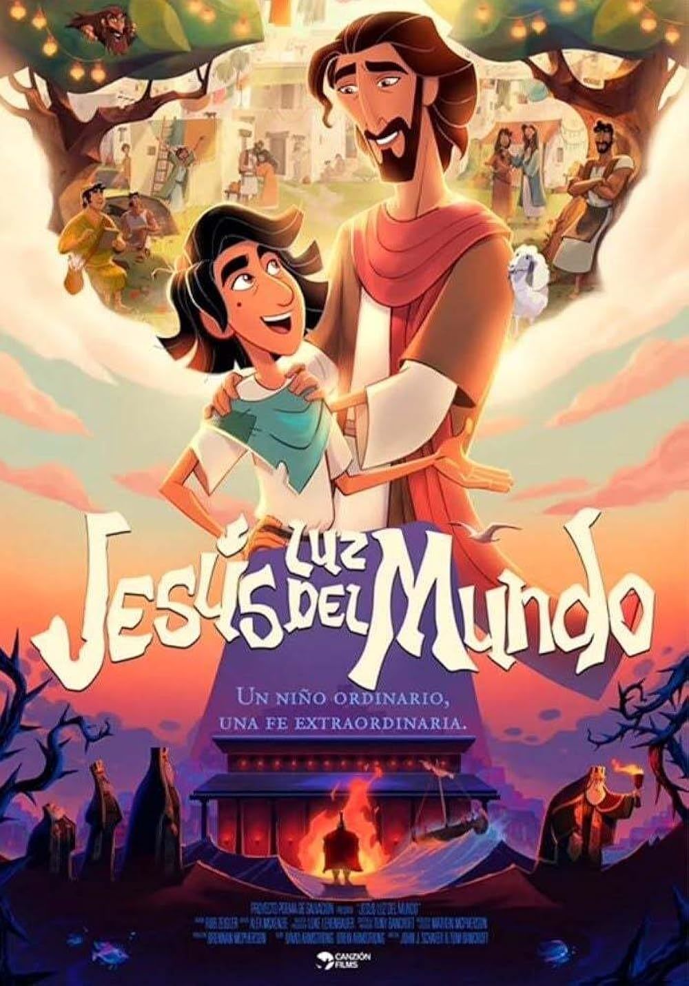 Cartel de Jesús, luz del mundo