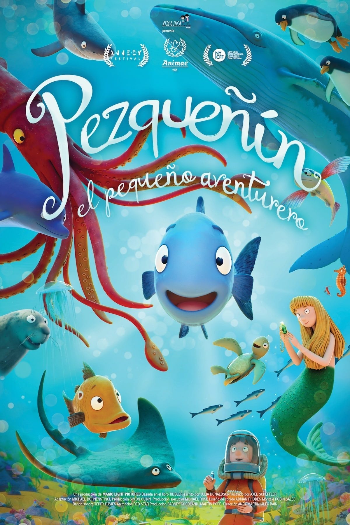 Cartel de Pezqueñín, el pequeño aventurero