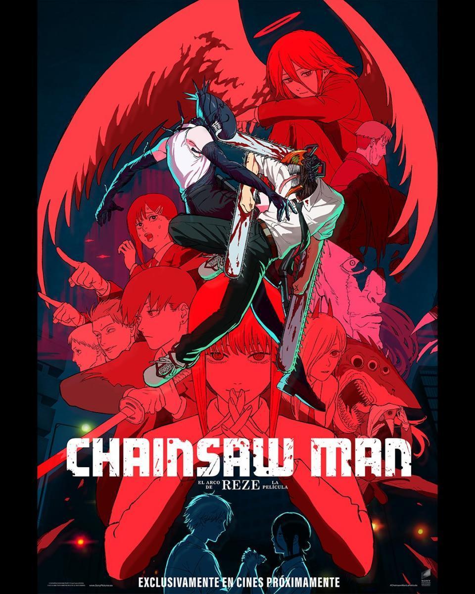 Cartel de Chainsaw Man-La película: El arco de Reze