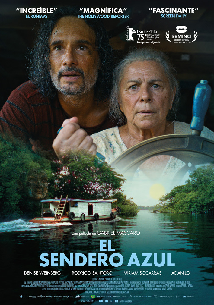 Cartel de El sendero azul
