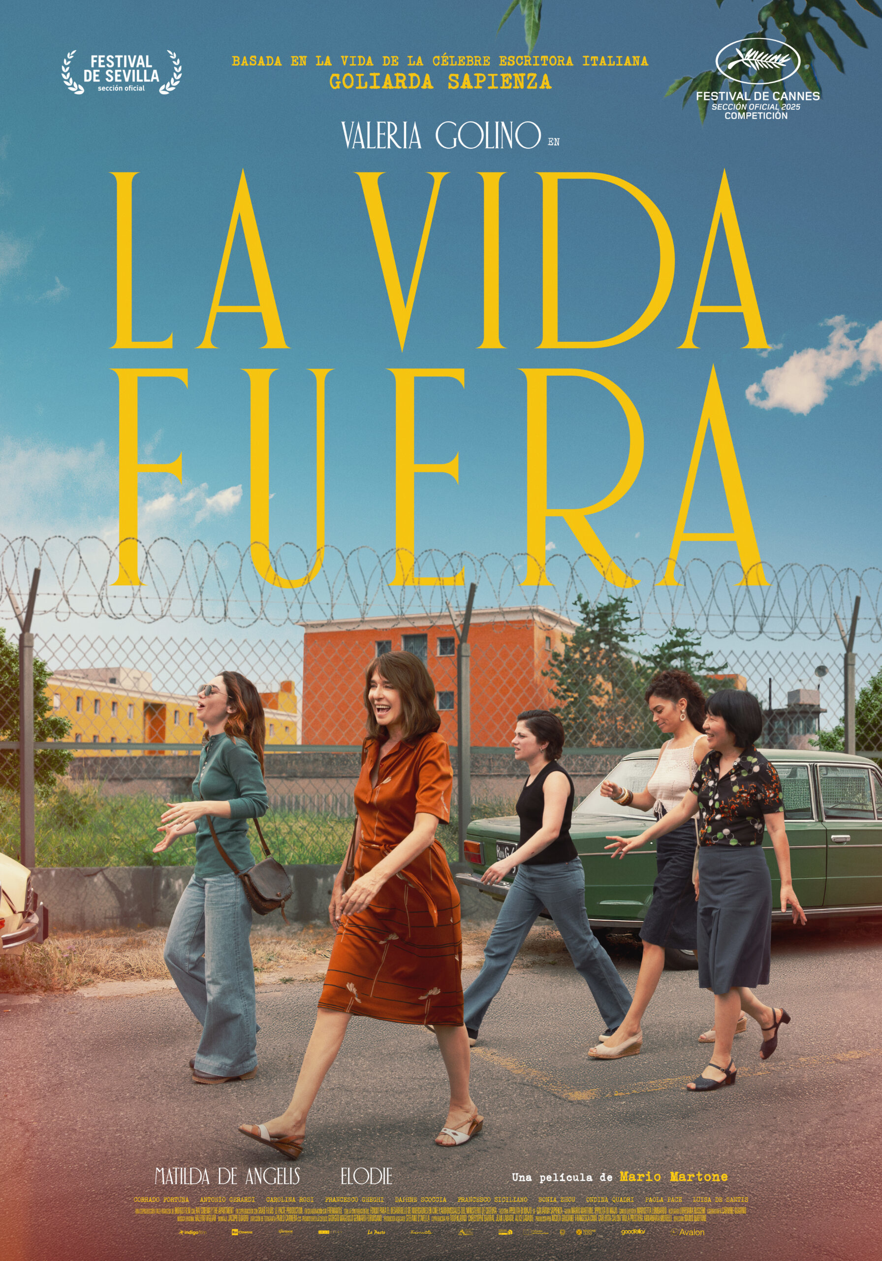 Cartel de La vida fuera