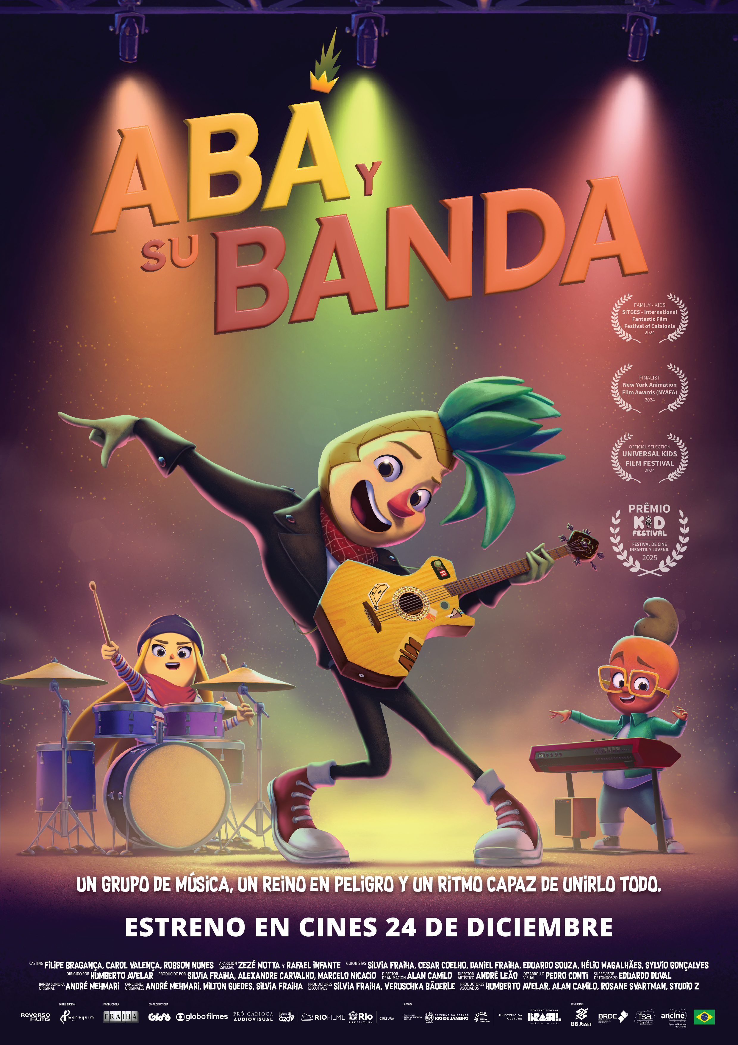 Cartel de Abá y su banda