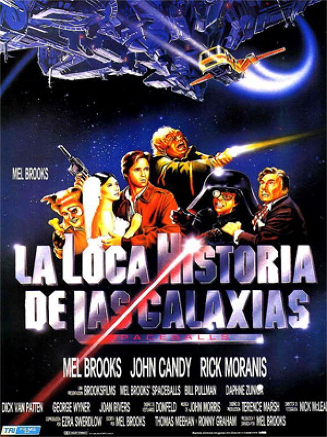 Cartel deLa loca historia de las galaxias