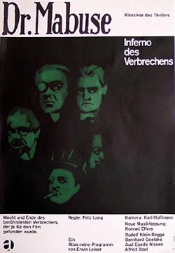 Cartel deEl doctor Mabuse, infierno