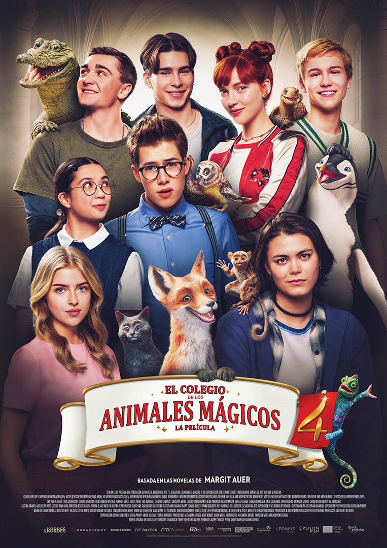 Cartel de El colegio de los animales mágicos 4