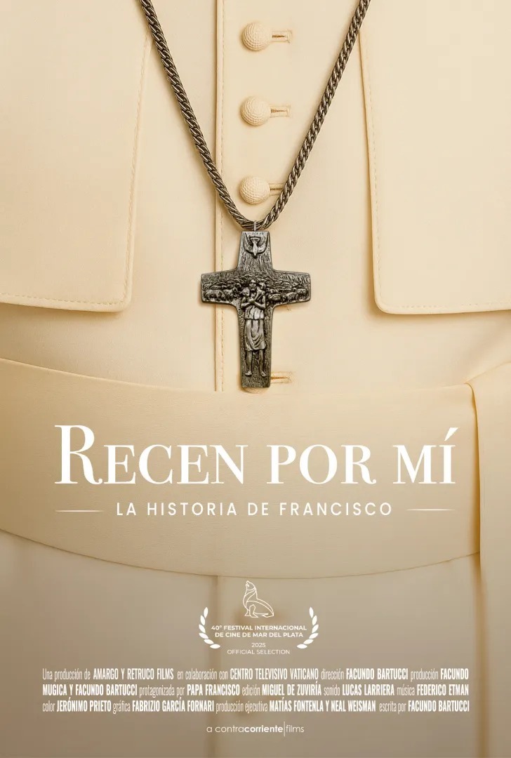 Cartel deRecen por mí, la historia de Francisco