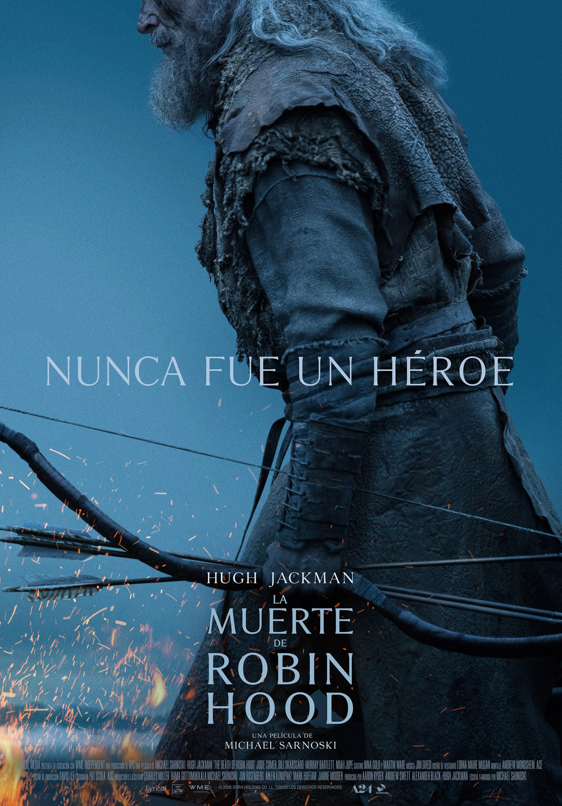 Cartel de La muerte de Robin Hood