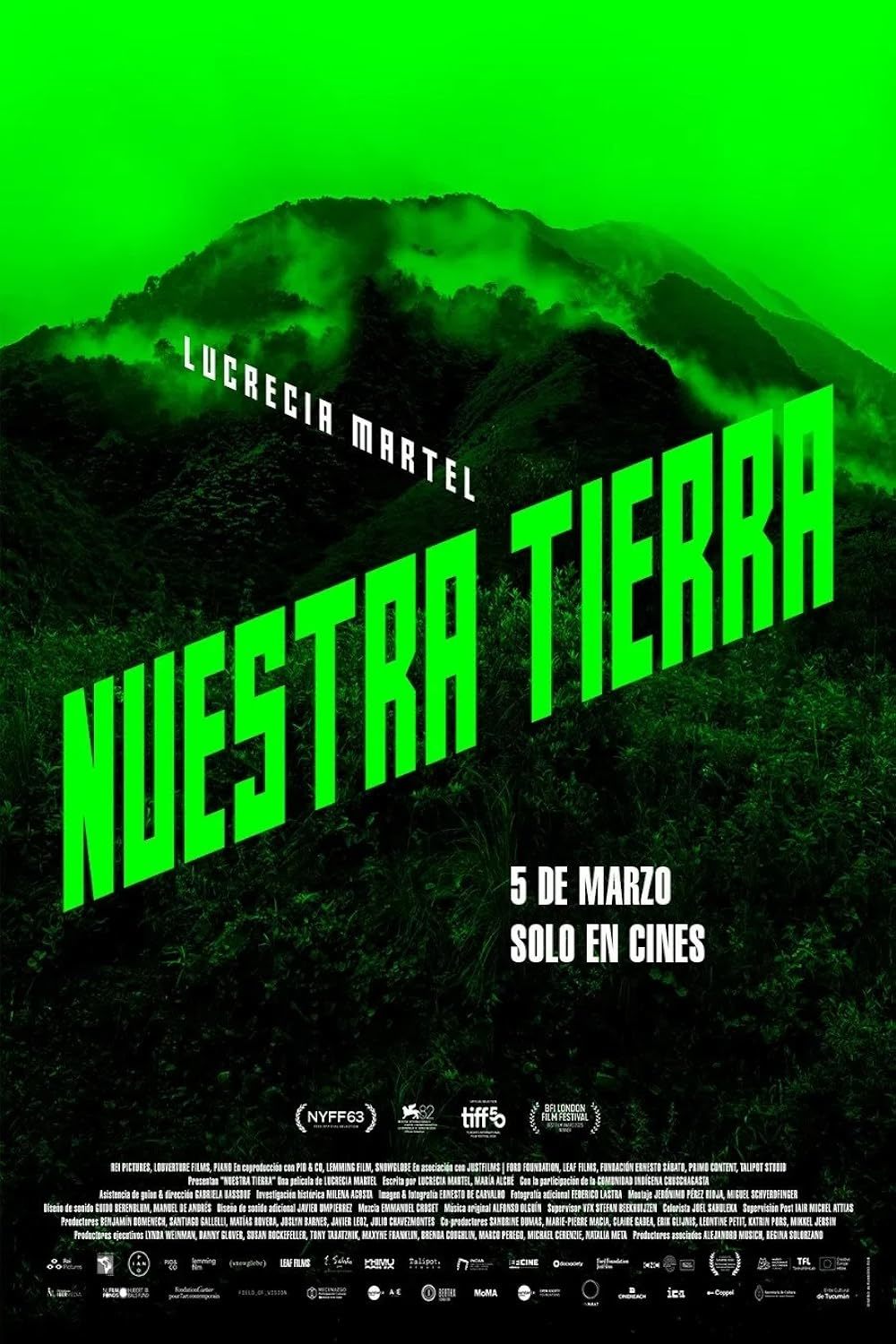 Cartel de Nuestra tierra
