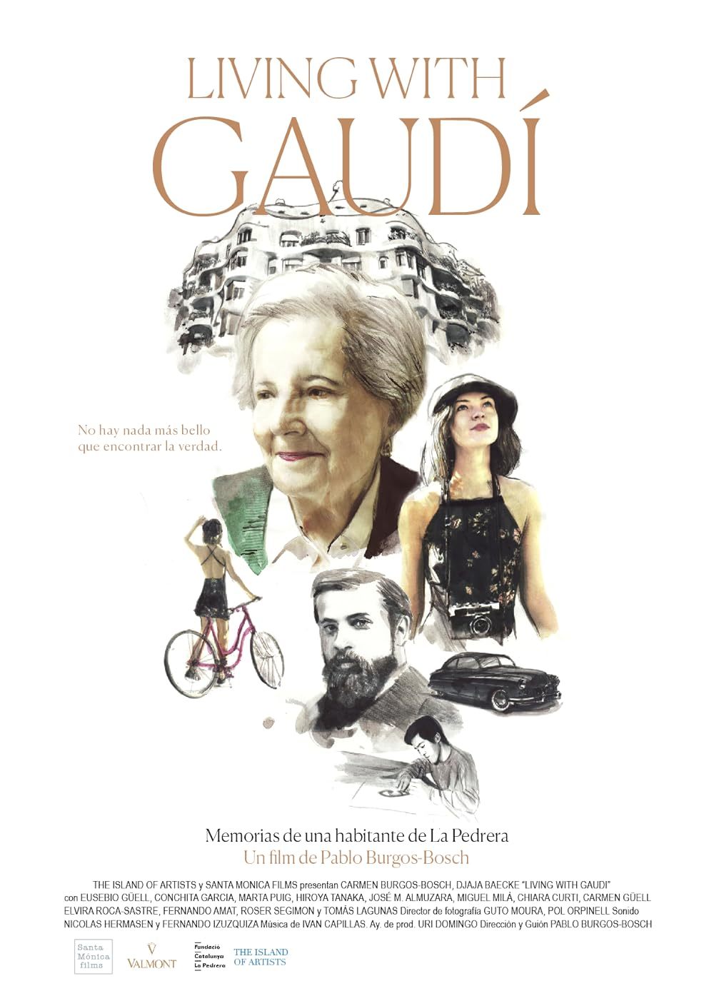 Cartel de Living with Gaudí