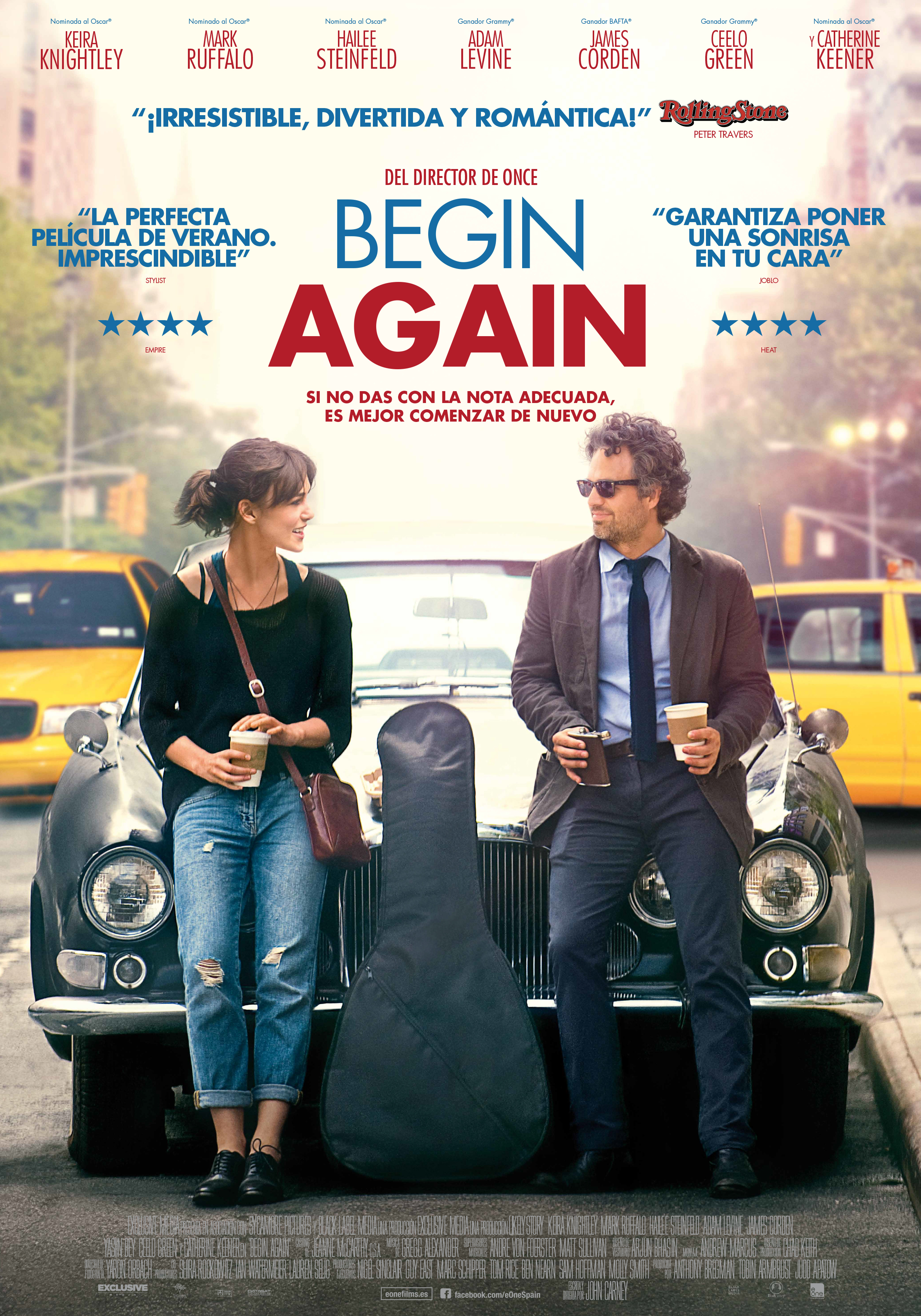 Cartel de Begin again