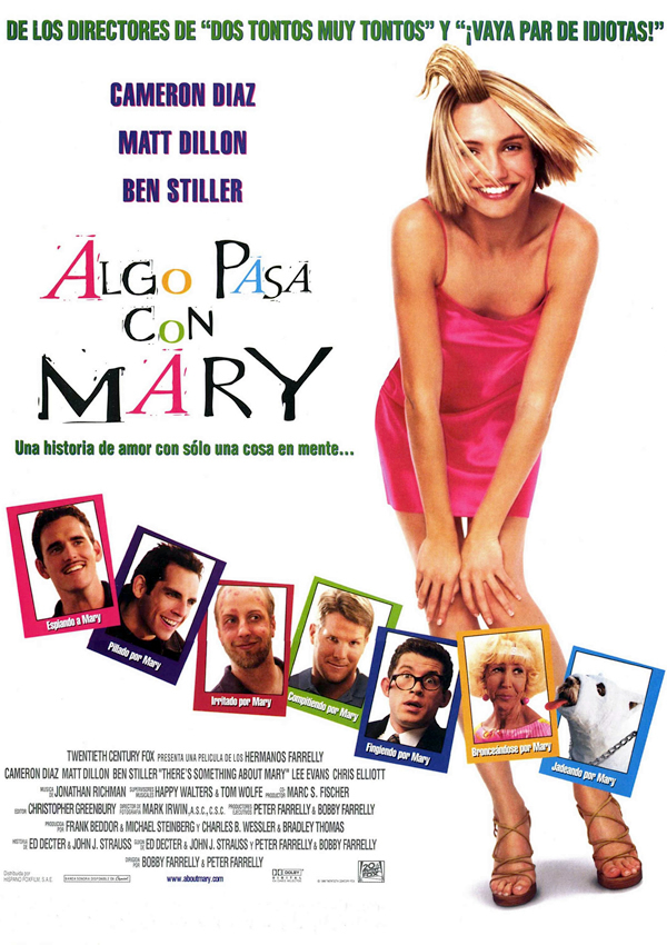 Cartel de Algo pasa con Mary