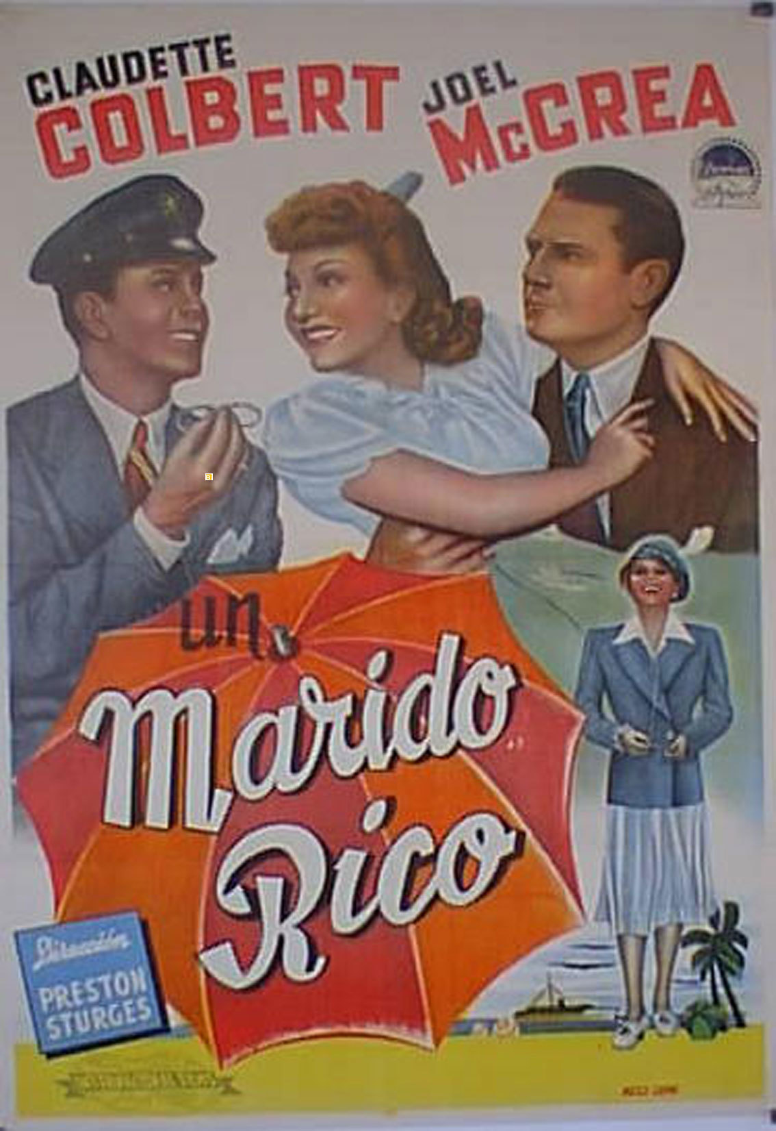 Cartel de Un marido rico