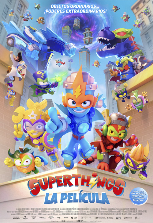 Cartel de Superthings: la película