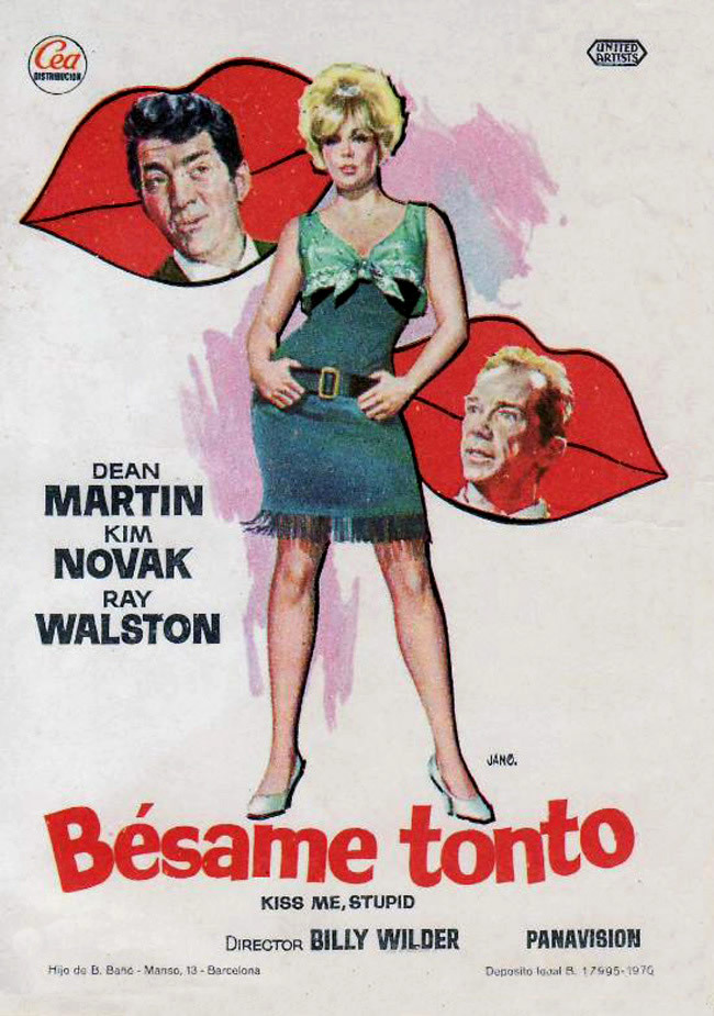 Cartel de Bésame tonto