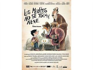 Cartel de Los muertos no se tocan, nene